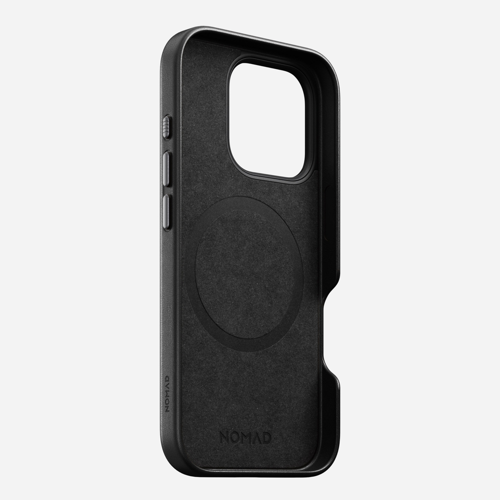 Чехол Nomad Traditional Leather Case для iPhone 16 Pro Black