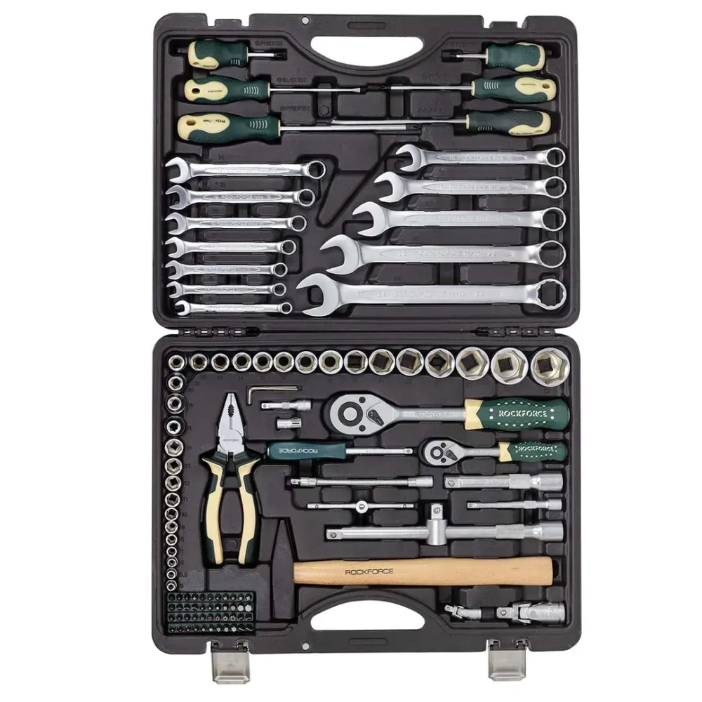 Набор инструментов 110пр.1/4''&amp;1/2''(6-гран)(5-32мм) RockForce RF-41101-5