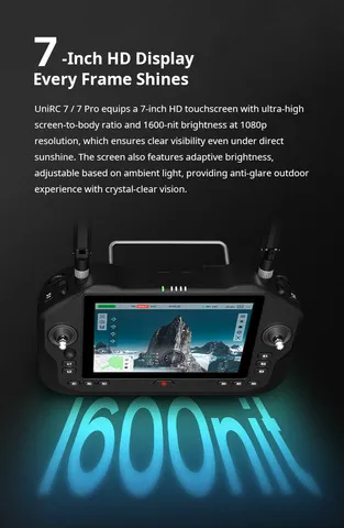 Аппаратура управления SIYI UniRC 7 Pro (2.4 & 5 GHz) Цифровая передача видео