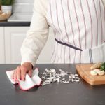 Тряпка для посуды IKEA HILDEGUN (ХИЛДЕГУН), Красный, 25х25 см