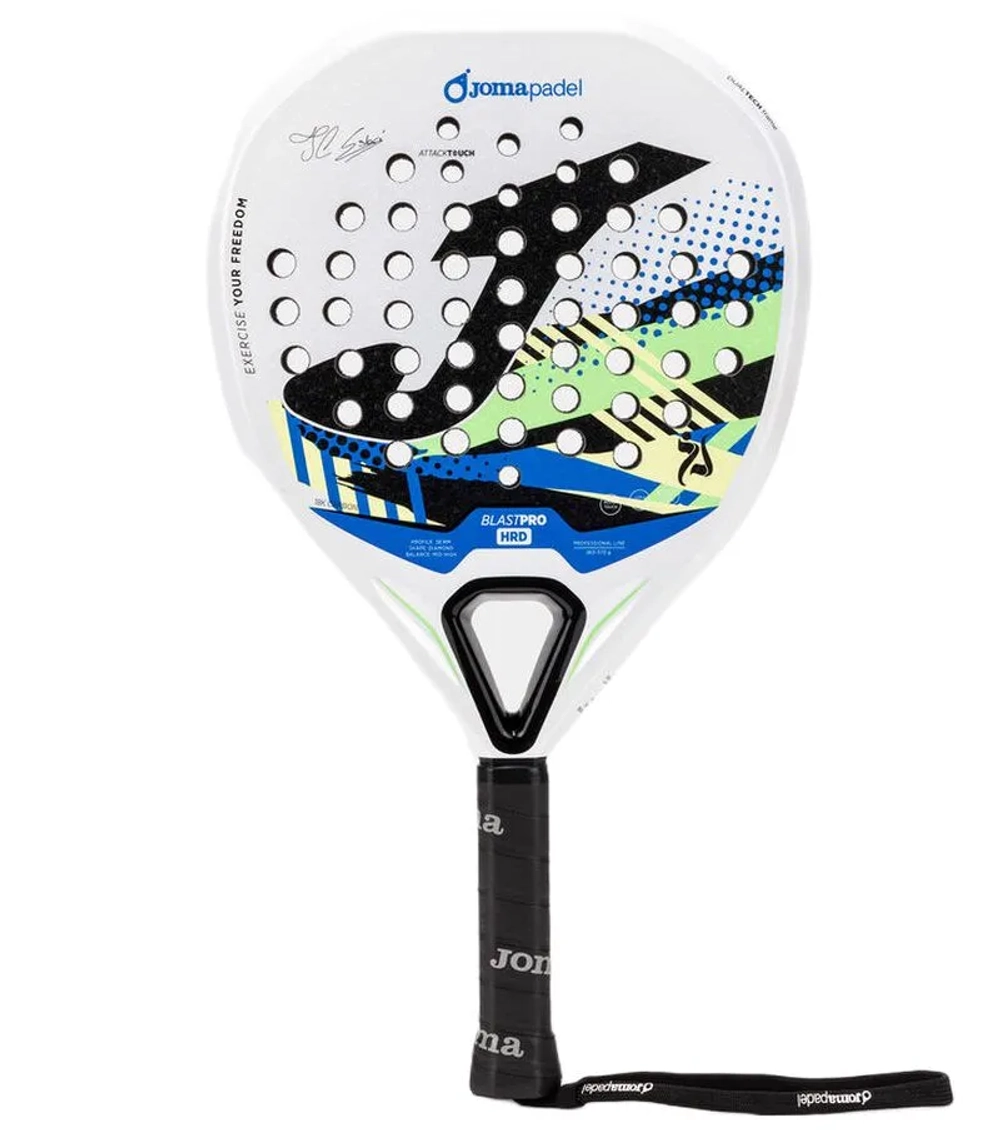 Ракетка для падел тенниса Joma Blast Pro HRD Juanlu Esbri - white/royal blue