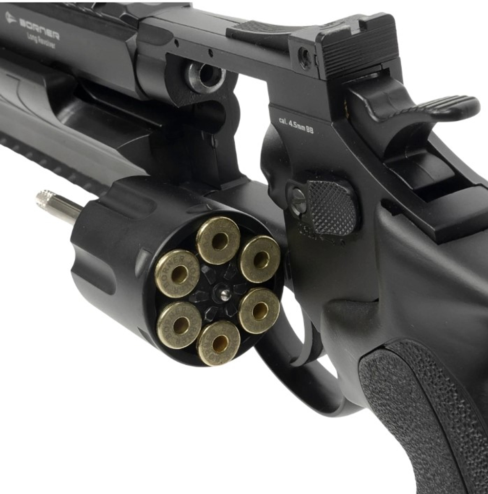 Револьвер пневматический BORNER Long Revolver, кал. 4,5 мм