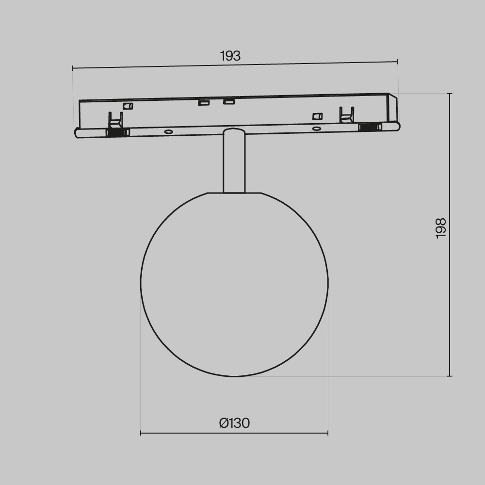 Трековый светильник Technical TR038-2-5W4K