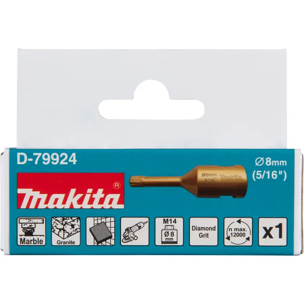 Коронка алмазная 8мм М14x2 Makita D-79924