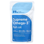 Micro Ingredients, Supreme Omega-3™, рыбий жир со вкусом свежего лимона, 60 капсул