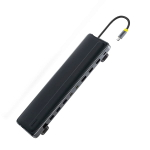 1x USB-C Хаб Baseus EliteJoy EH3 12in1 (2хHDMI 4K@60Hz+DP4K@60Hz+2хUSB-C(10Gbps)+2хUSB-A(5Gbps)+USB-A(480Mbps)+SD/TF(3.0)+RJ45(Gigabit) +USB-C(PD))