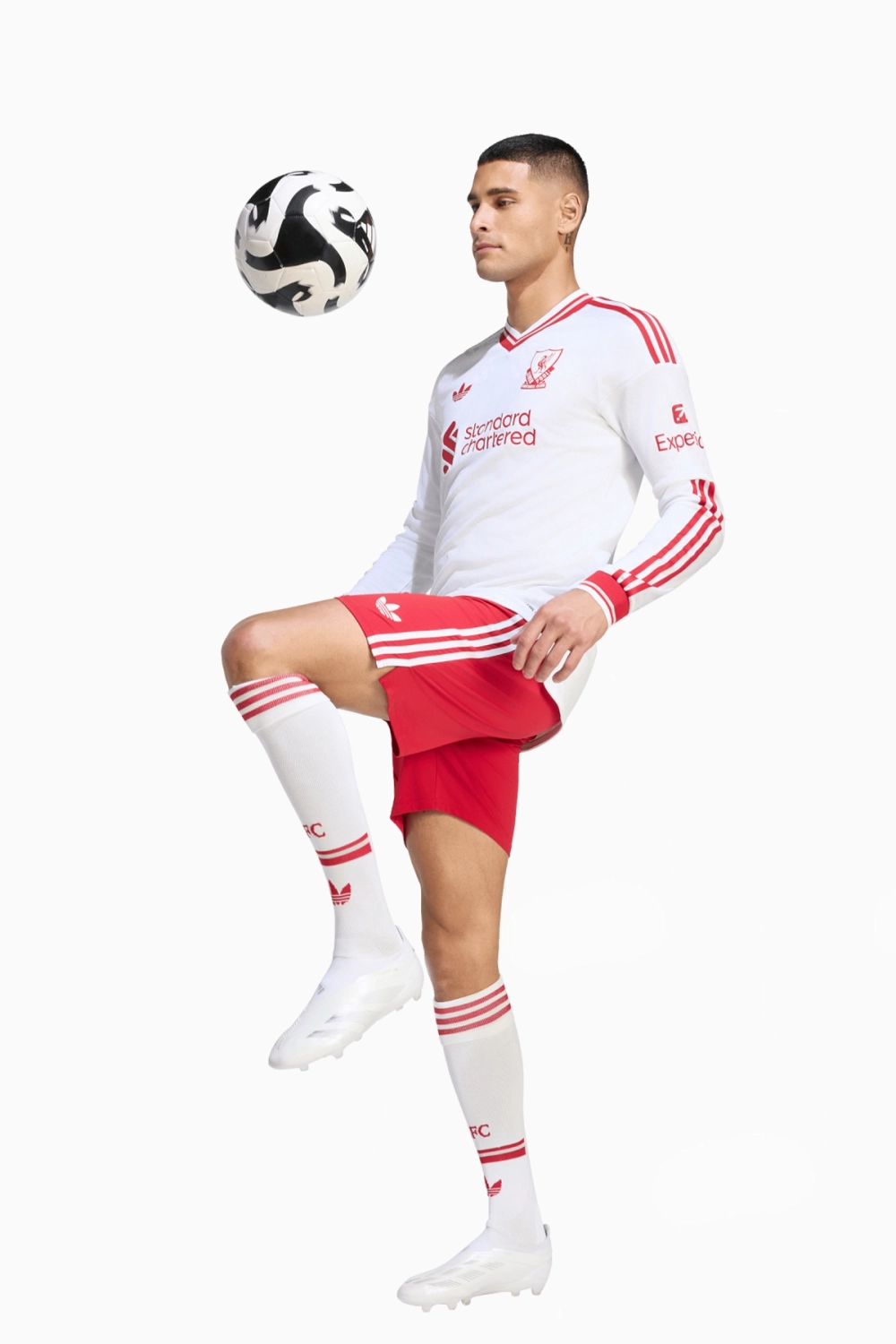 Футболка с длинными рукавами adidas Originals Liverpool FC 26/27 Away Authentic - белый