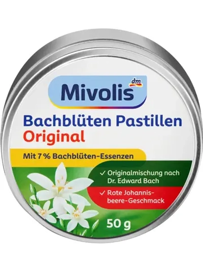 Mivolis Bach Успокаивающие пастилки, снятие напряжения, 50г.
