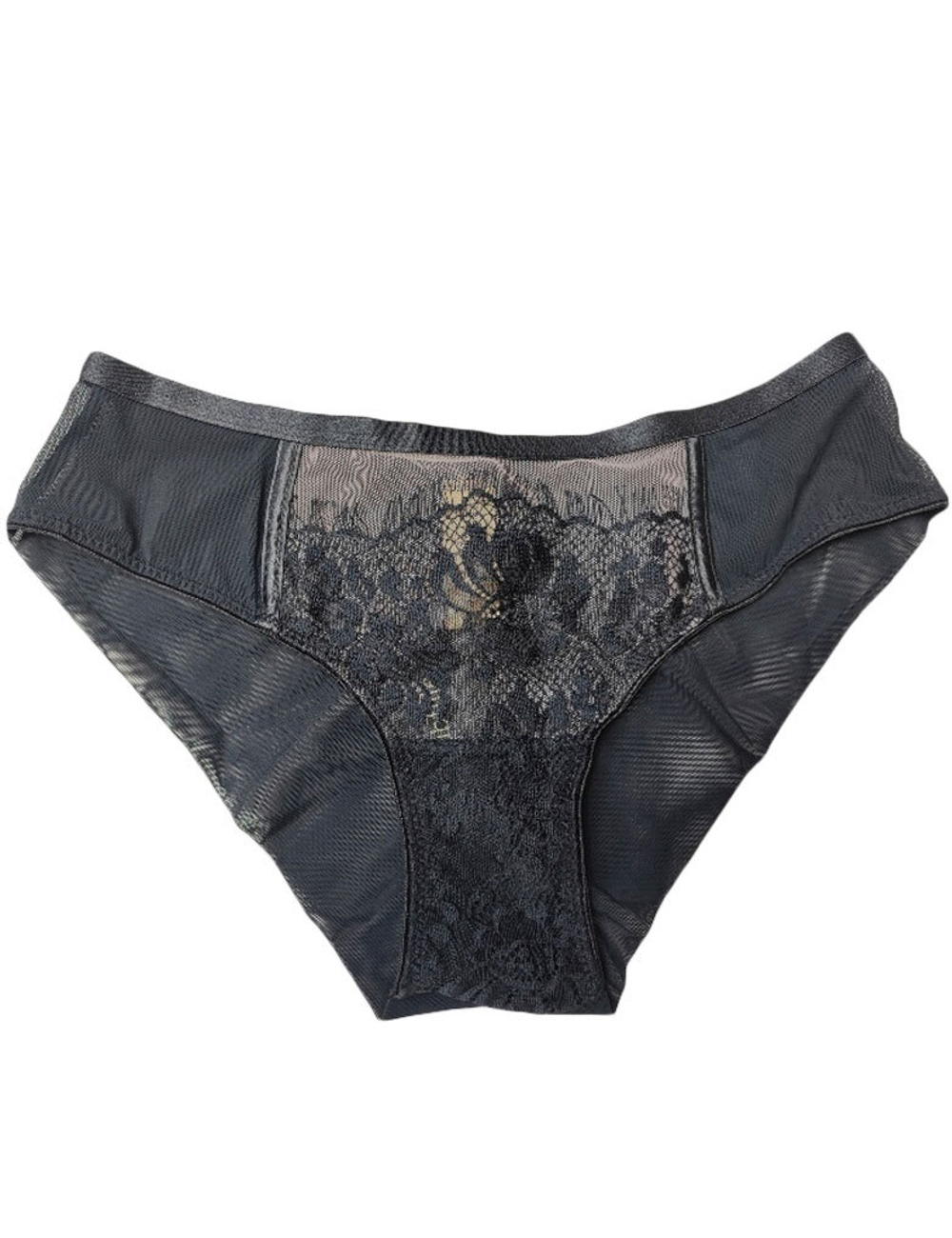 Трусы Subtille Aida Black/Beige бразилиана (черный/телесный)