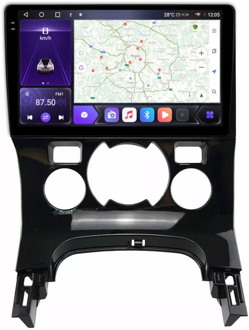 Магнитола для Peugeot 3008 2010-2017 (климат) - Kuberg OL-9965-A QLed+2K, Android 12, Быстрая, CarPlay, 4G SIM-слот