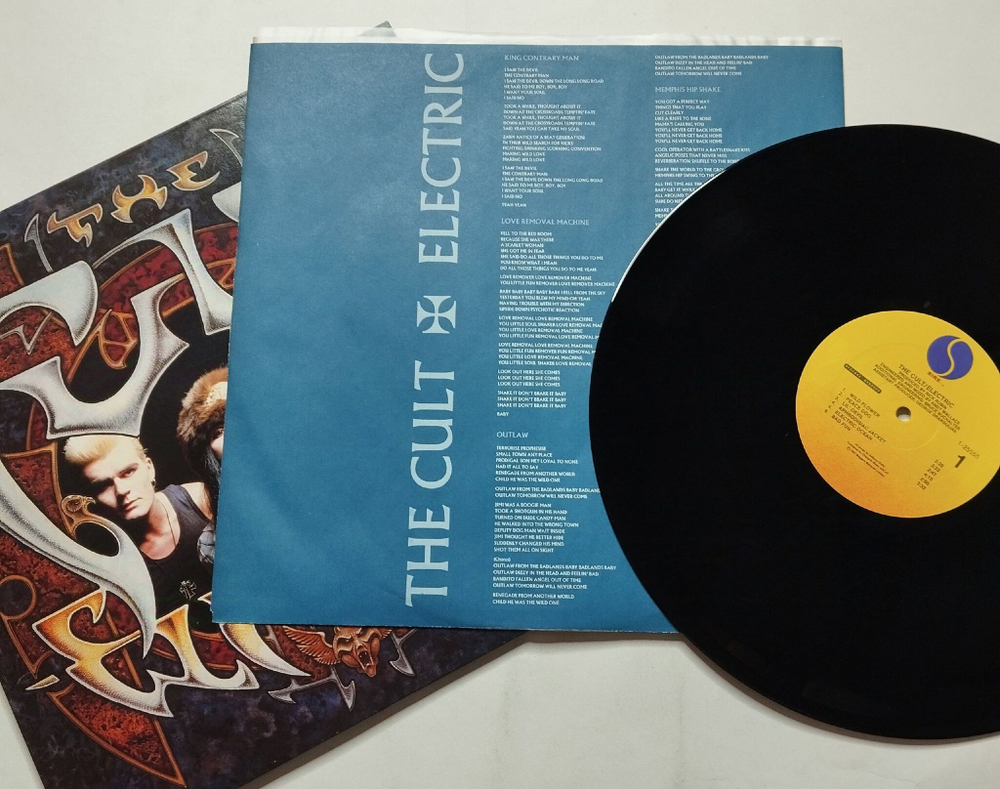 Винтажная виниловая пластинка LP The Cult Electric (USA 1987)
