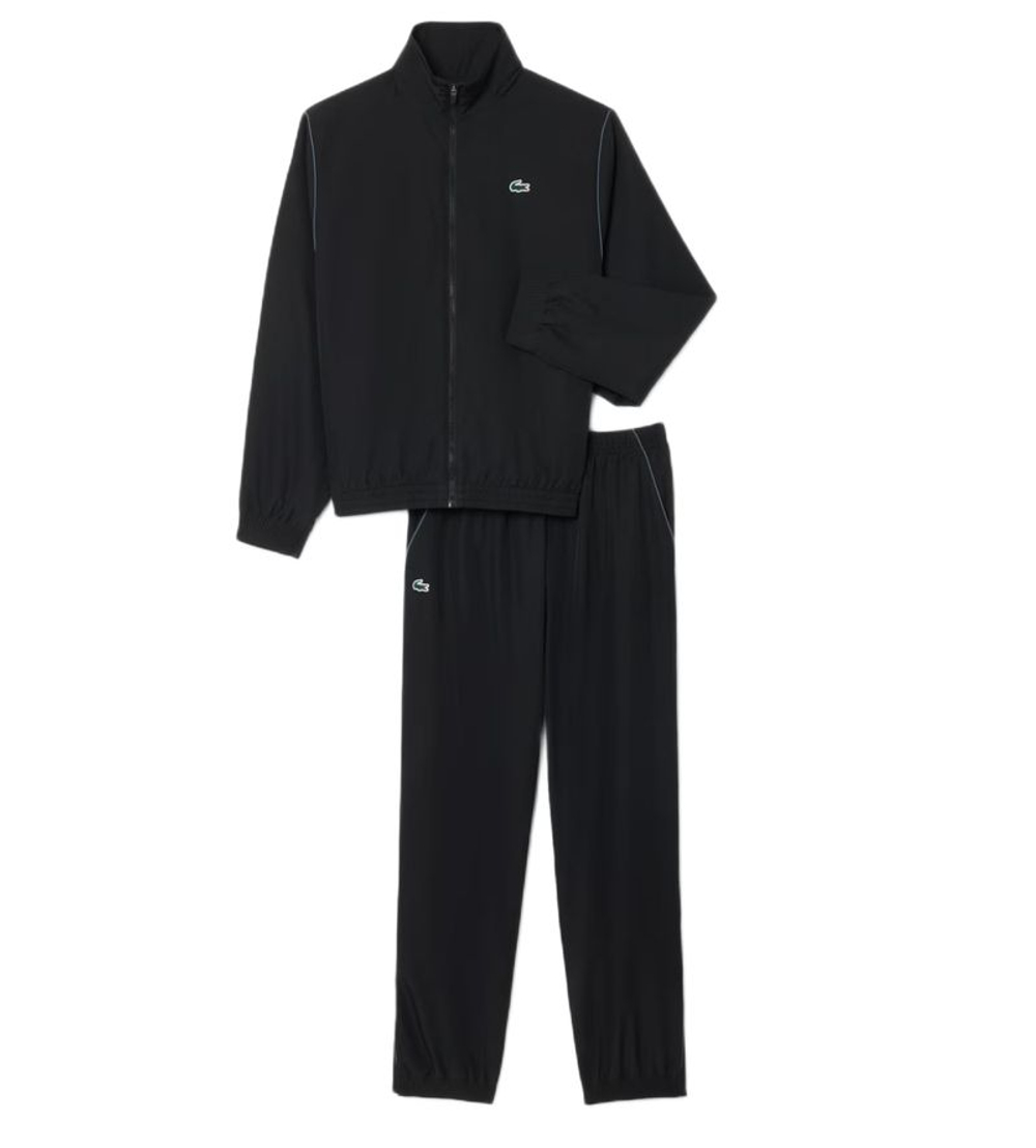 Мужской теннисный костюм Lacoste Tennis x Novak Djokovic - black/grey