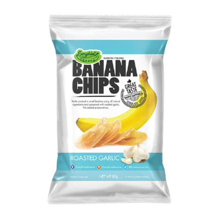 Банановые Чипсы Everything Banana с Обжаренным чесноком