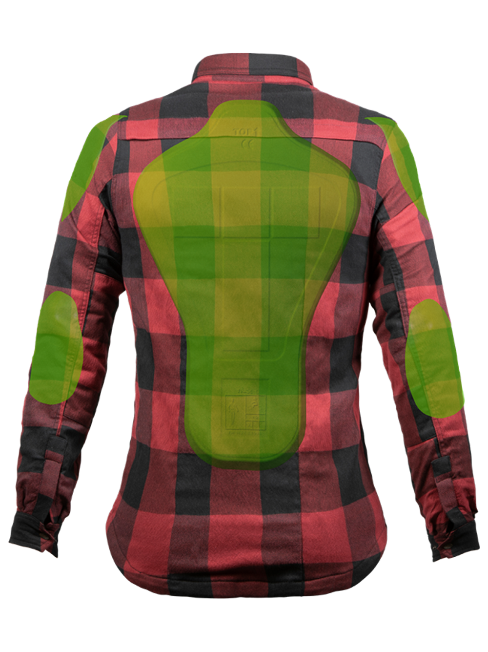 Рубашка Motoshirt Women Red/Black John Doe