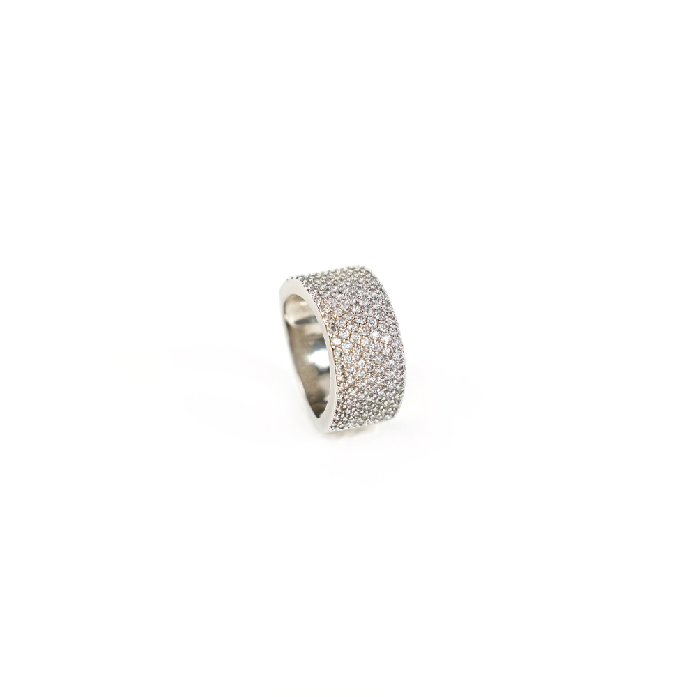 Кольцо C ФИАНИТАМИ silver