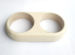 Рамка 2-местная натуральная под Linas/Мезонин/Retrika MG2000 / Слоновая кость