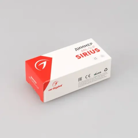 Диммер ARL-SIRIUS-TUYA-DIM-SUF (12-24V, 4x4A, 2.4G) (Arlight, IP20 Пластик, 3 года)