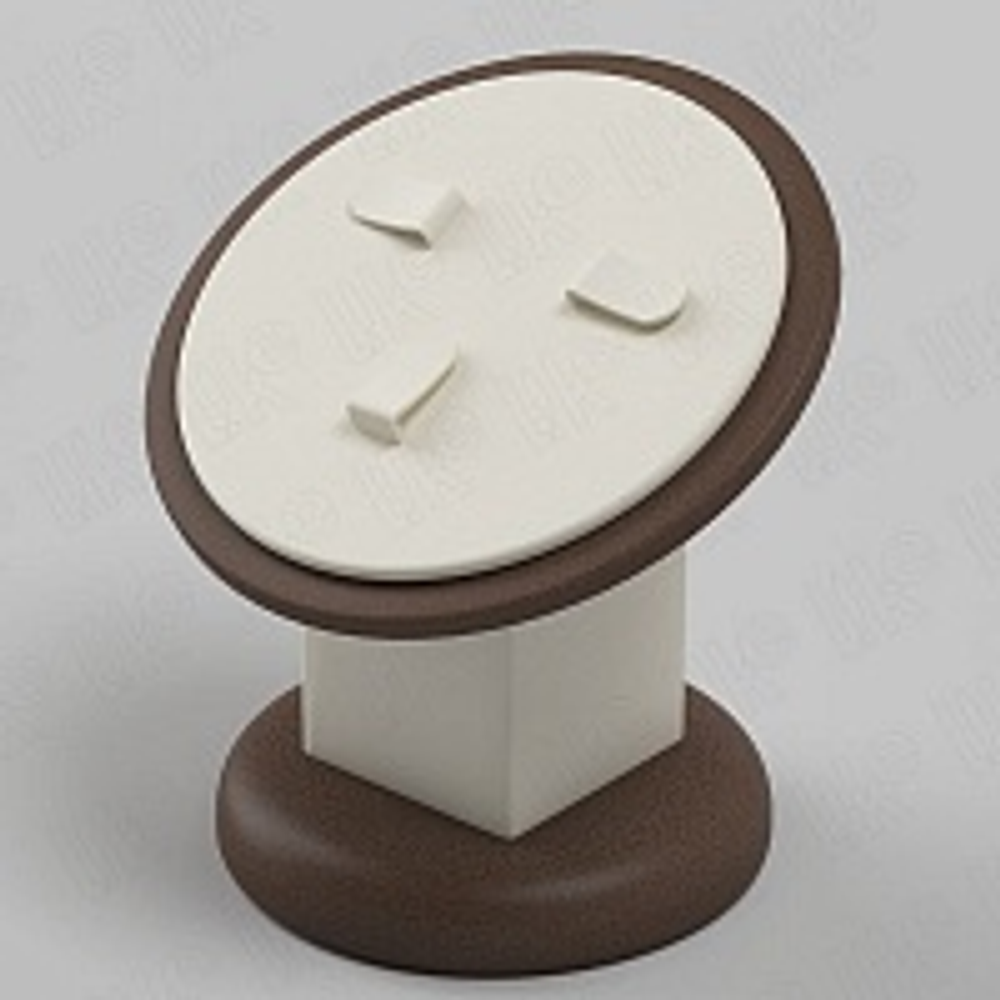 Подставка для гарнитура/круглая/3 язычка/накладка/ножка/основание