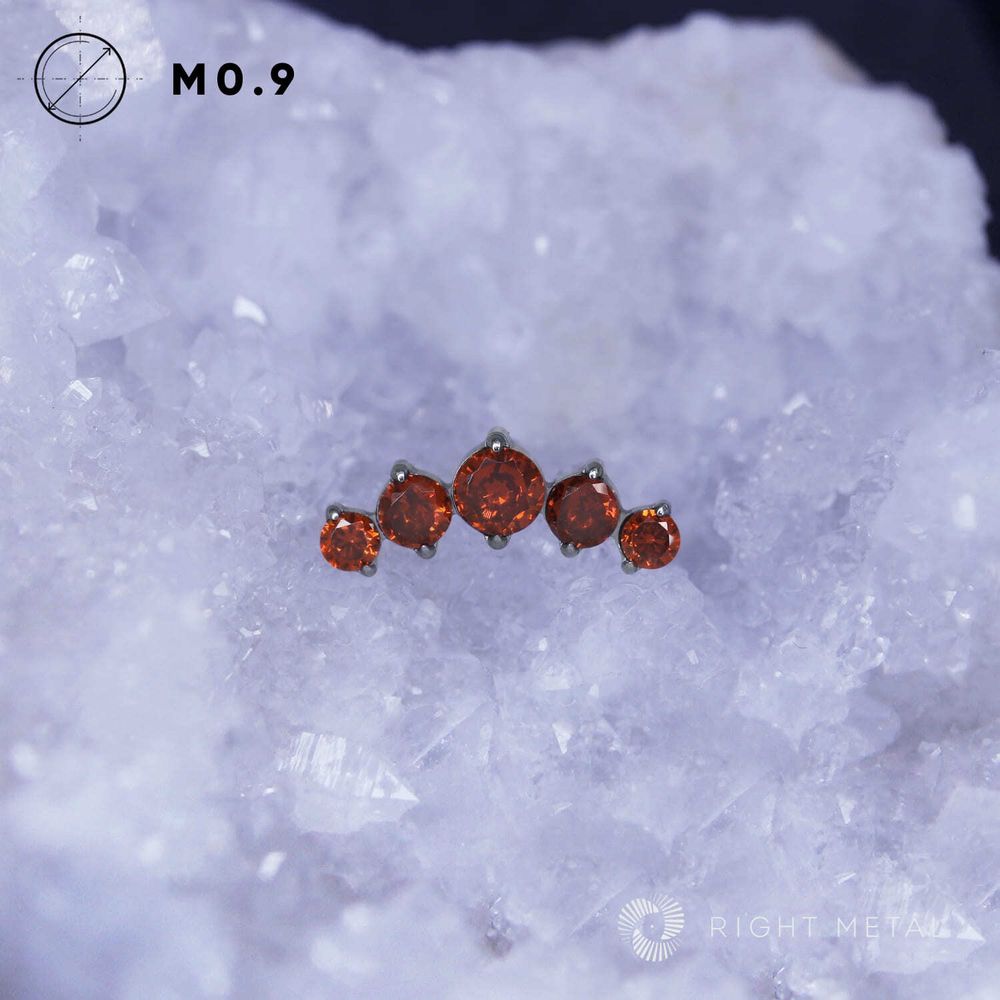 5K v.2 Mini Dark Garnet CZ