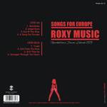 Roxy Music / Songs For Europe (Live Radio Broadcast)(Clear Vinyl)(LP)