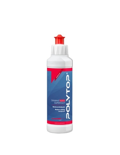 POLYTOP Diamant 5000 Super Cut - Среднеабразивная (одношаговая) полировальная паста (P3000) 250мл