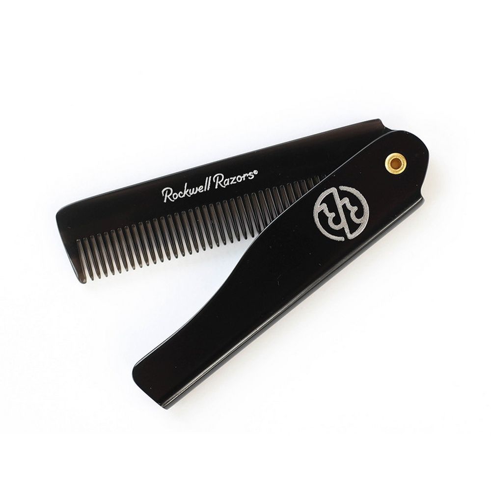Мужская складная расческа для волос Rockwell (RR-COMB-H-B)