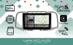 Магнитола для Toyota Venza 2008-2016 - Vaycar VA77-1790-2K на Android 13, Быстрая, 2K QLED, CarPlay,4G SIM-слот