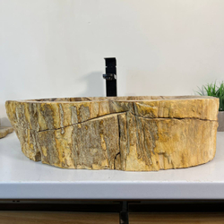 Раковина из окаменелого дерева OD-67009 70x41x15 из натурального камня