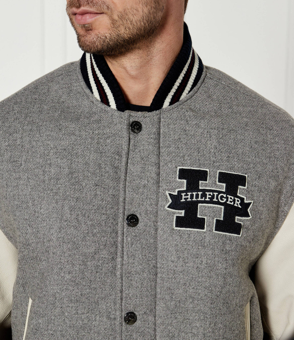 Хлопковая куртка Tommy Hilfiger - серый(MW0MW37032)