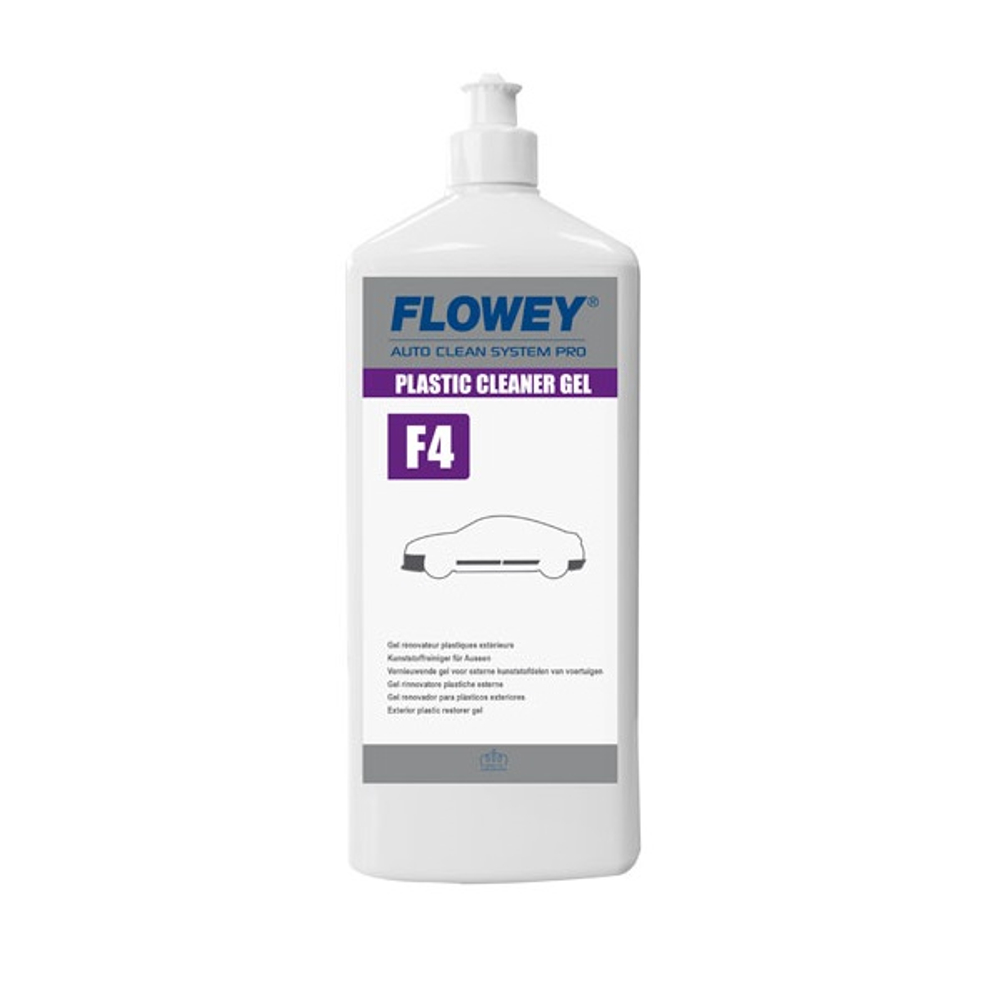 Восстановитель пластикого покрытия F4 Plastic Cleaner Gel, канистра 1 л.., FLOWEY (Люксембург)