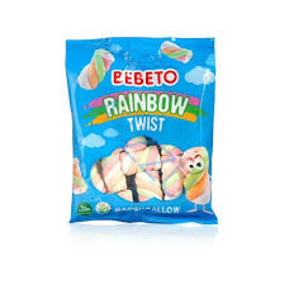Суфле BEBETO маршмеллоу RAINBOW TWIST ваниль 135г