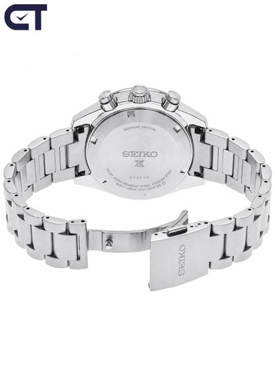 Seiko SSC935 Prospex Speedtimer мужские наручные часы — солнечный хронограф с голубым циферблатом