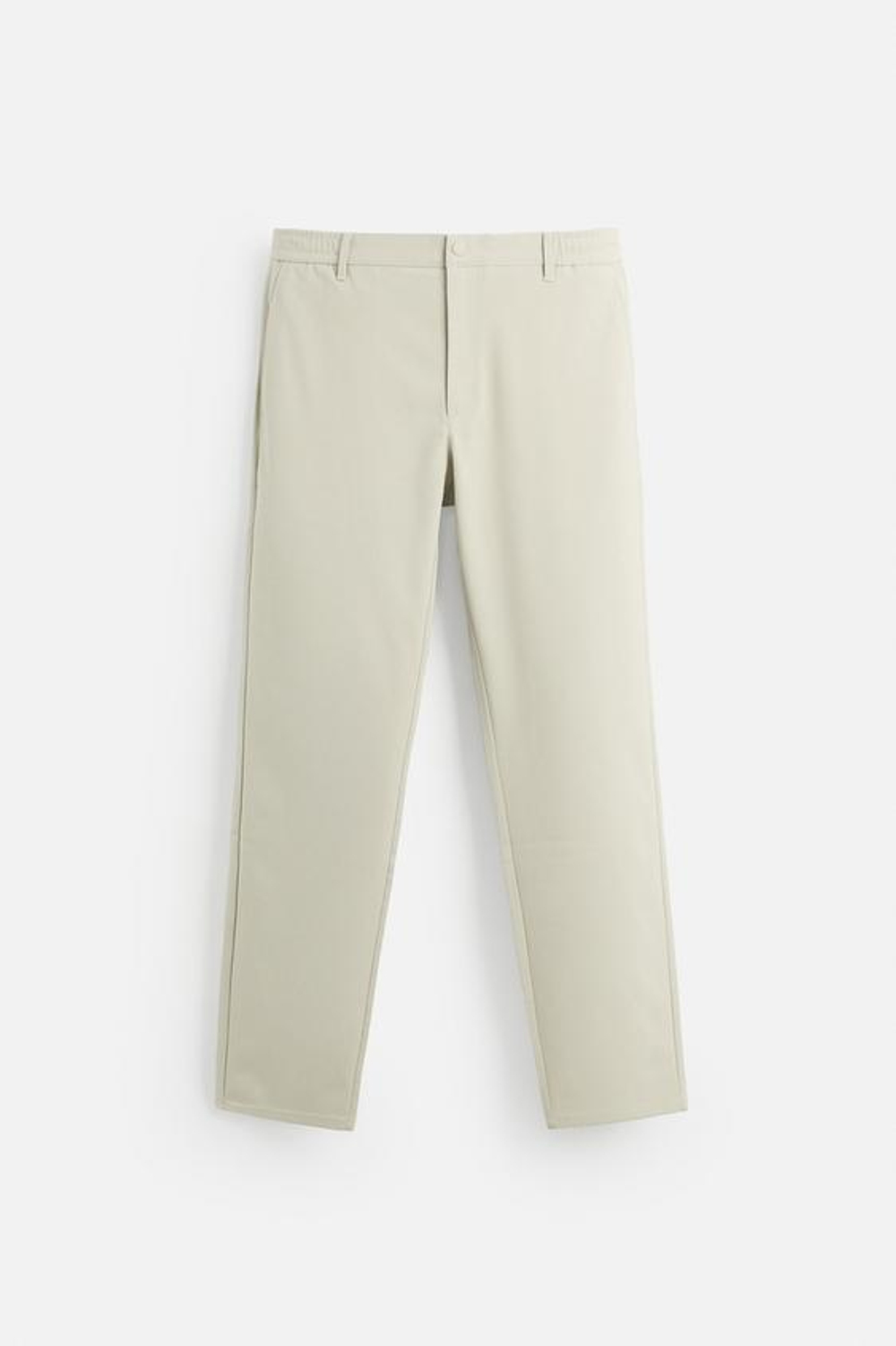 ZARA БРЮКИ SLIM FIT COMFORT, КАМЕННО-СЕРЫЙ