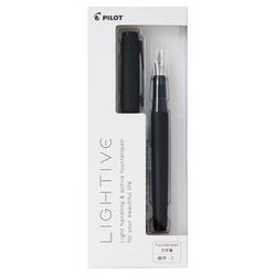 Перьевая ручка Pilot Litive с пером F черная (FLT-2SR-MBF) 2