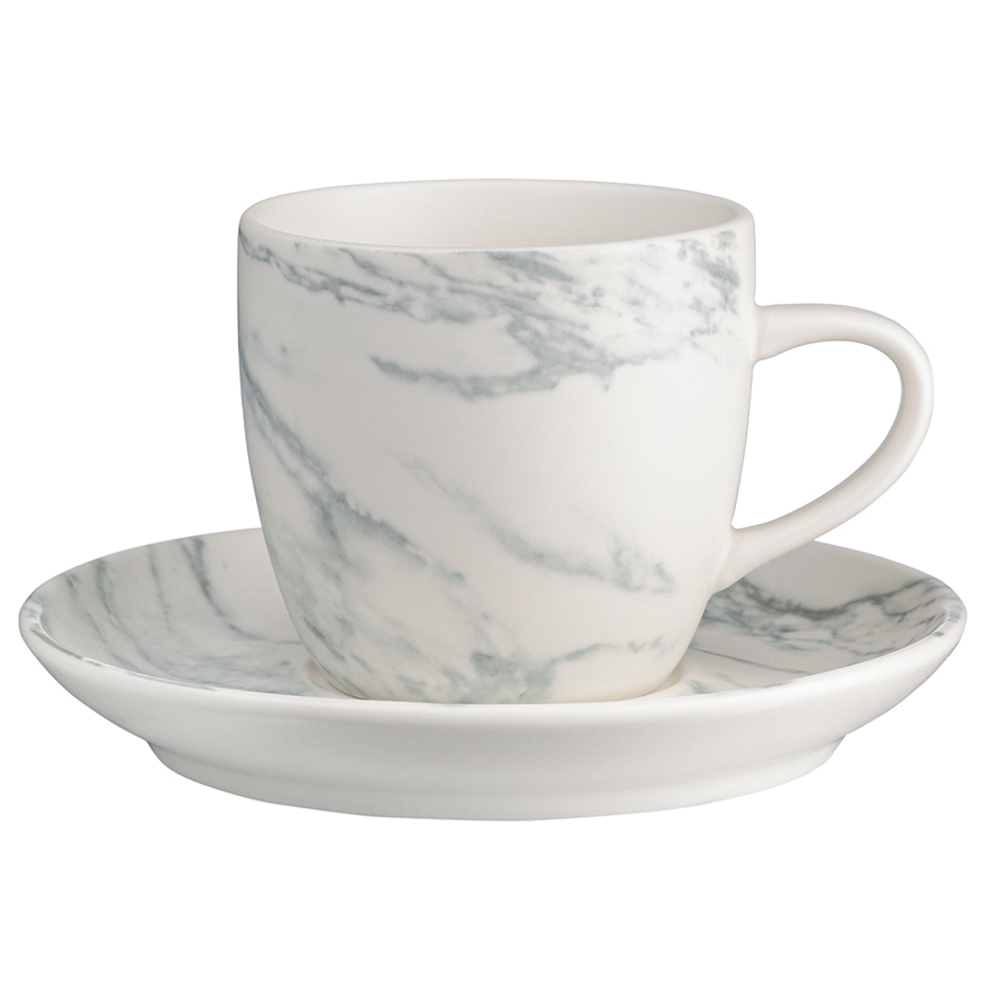 Набор чайных пар marble, 250 мл, 2 шт.