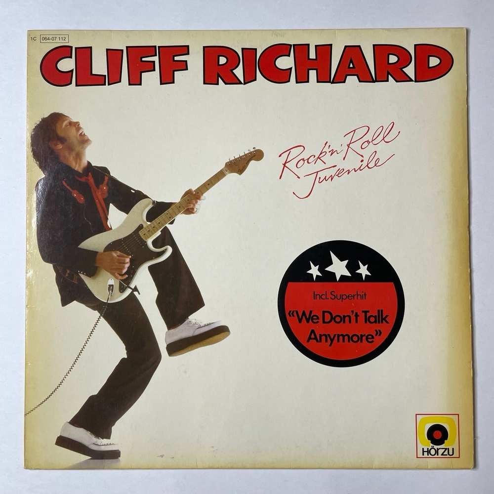 Винтажная виниловая пластинка LP Cliff Richard Rock N Roll Juvenile (Germany 1979)