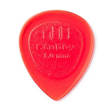 Медиаторы 6шт, 1,0мм, Dunlop 474P1.0 Stubby Jazz