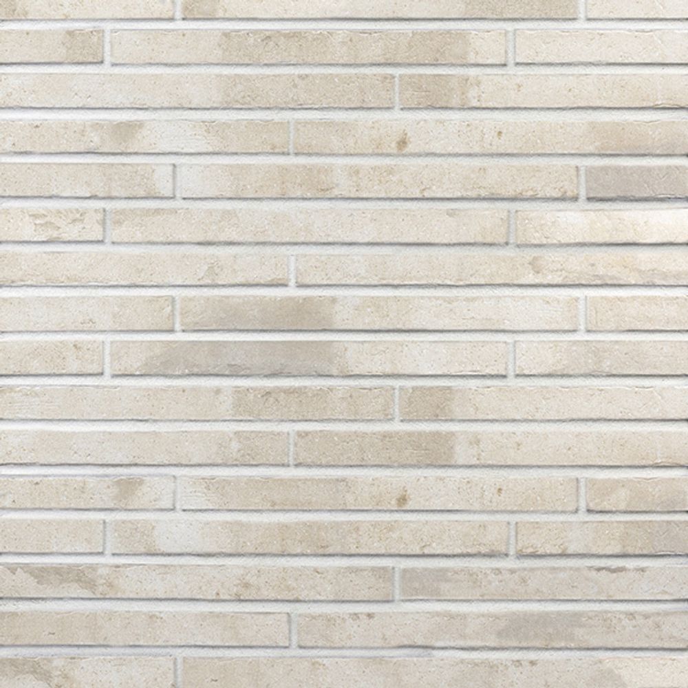 Плитка клинкерная фасадная WWK Brick loft long WK571 Vanille, 468х40х10 мм