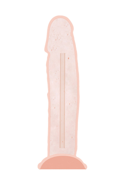 Фаллоимитатор RealStick Silicone Gabriel M, сайлекспан, телесный, 20 см