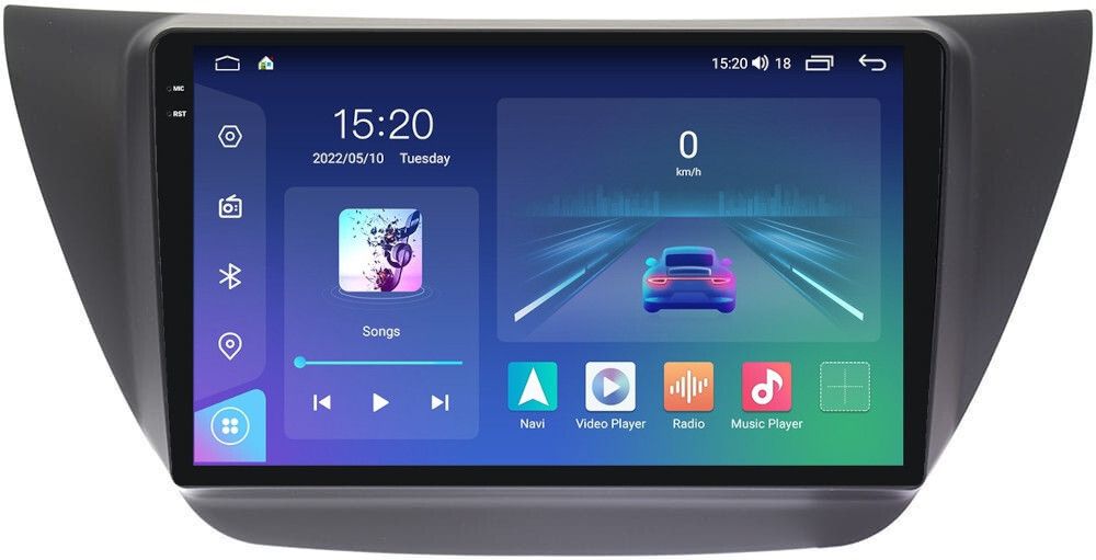 Магнитола для Mitsubishi Lancer 9 (CS), Cedia, Evolution 7-9 (CT) - Parafar PF950U2K на Android 13, Быстрая, QLED+2K, CarPlay, 4G SIM-слот