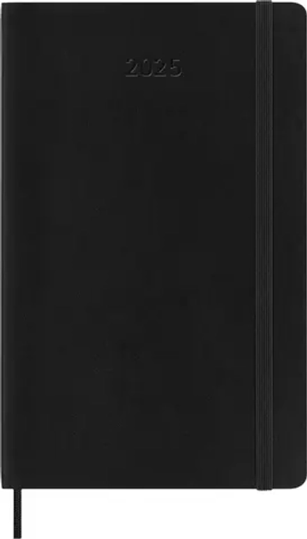 Еженедельник Moleskine (DSB12WN3) Classic Soft WKNT Large 130х210мм 144стр. мягкая обложка черный