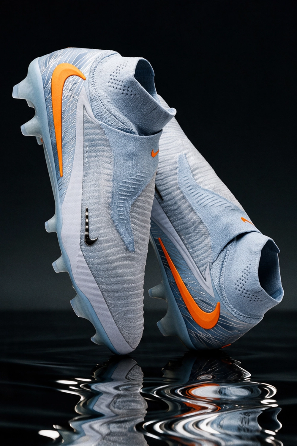 Бутсы Nike Phantom 6 High Elite FG - голубой
