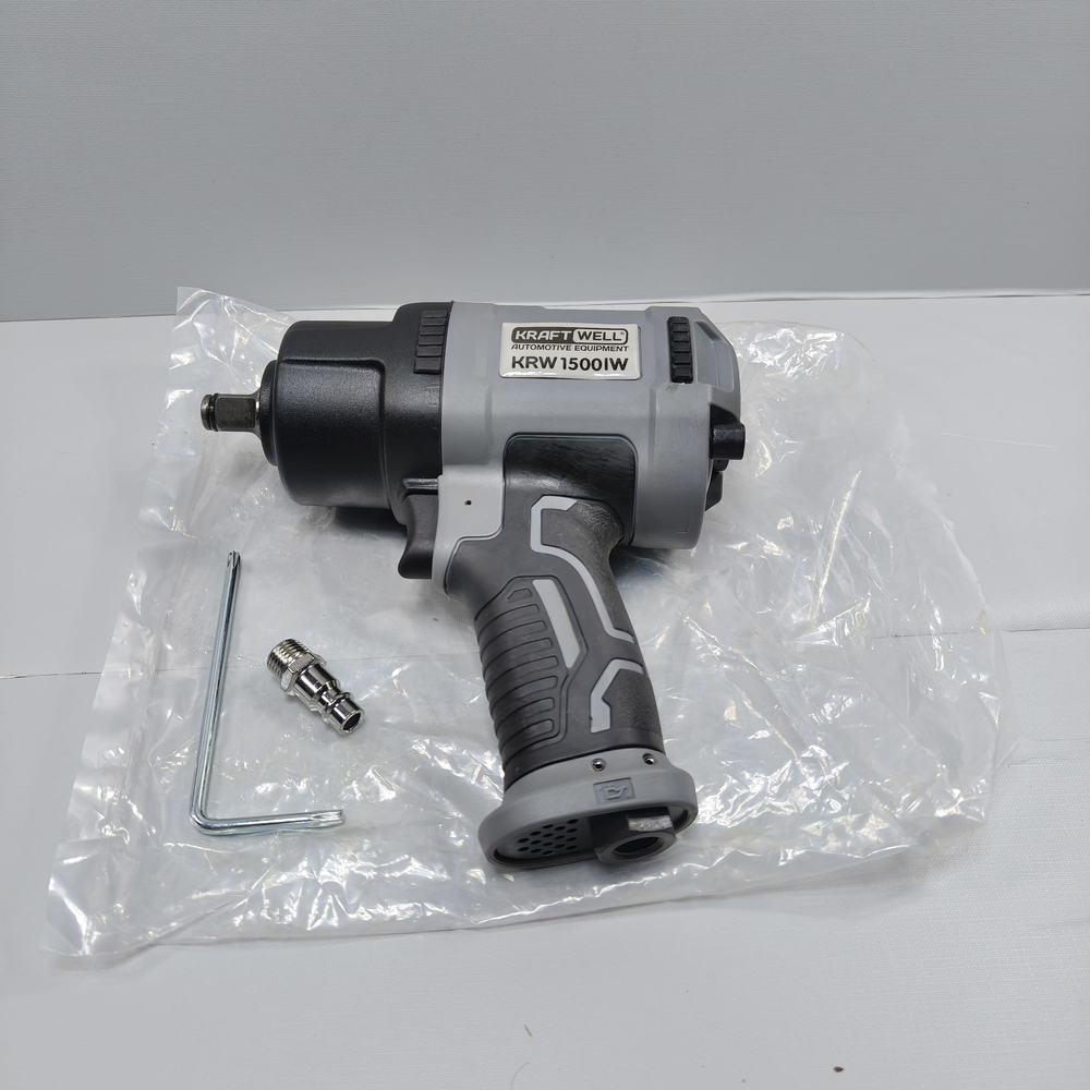 Ударный пневмогайковерт KraftWell KRW1500IW (в кейсе)
