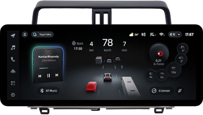 Магнитола для Toyota Land Cruiser Prado 150 2017-2023 - Teyes CC4PRO монитор 12.3" 2K QLED + рамка 10, Android 13, Быстрейшая, Snapdragon 778G, ИИ, CarPlay, DSP, 4G SIM-слот