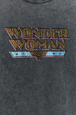 ФУТБОЛКА СО СТРАЗАМИ WONDER WOMAN © — ZARA