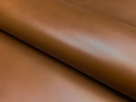 Булвинг цв. Коньячный / Boolwing Lux Dark Cognac, толщ. 2,2-2,4 мм, натуральная кожа
