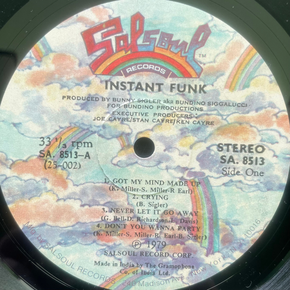 Instant Funk ‎– Instant Funk (Индия 1979г.)