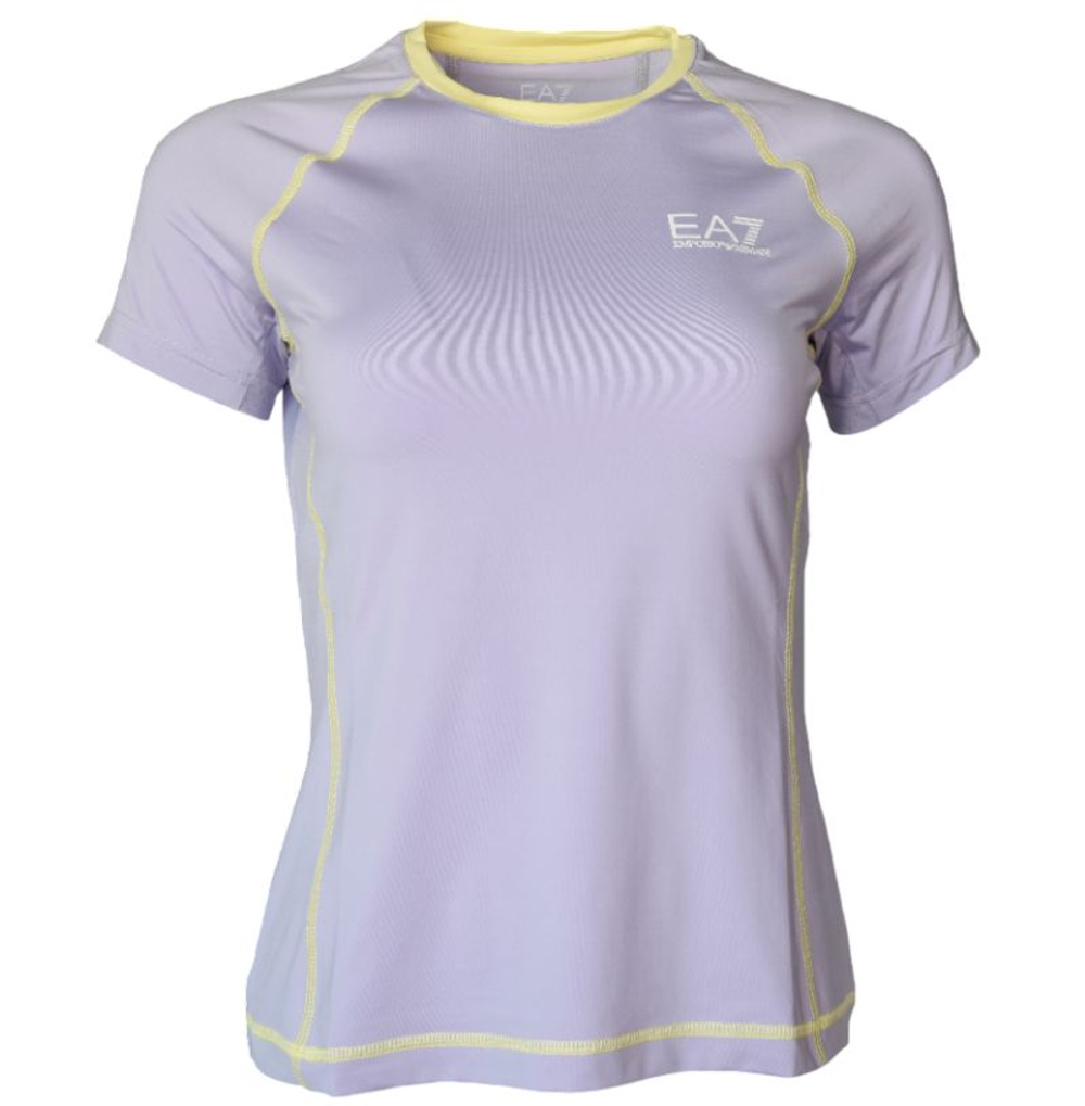 Женская футболка EA7 Tennis Pro In Ventus7 - lavender