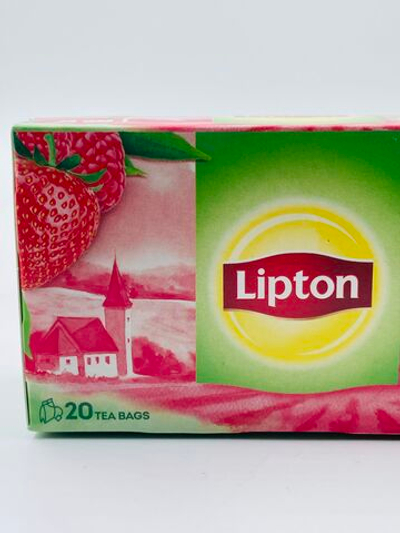 Чай зеленый Lipton с красными фруктами, 20 пакетиков, 28 г