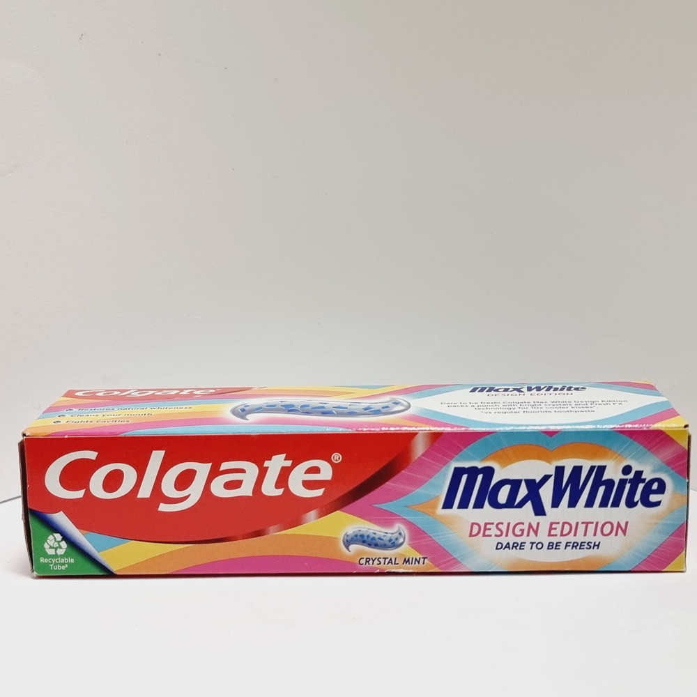 Зубная паста Max White Design Edition отбеливающая 75 мл (из Финляндии)